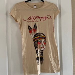 Ed hardy graphic tee